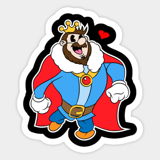 Matching Couple King Queen Perfect Pair 5a Sticker